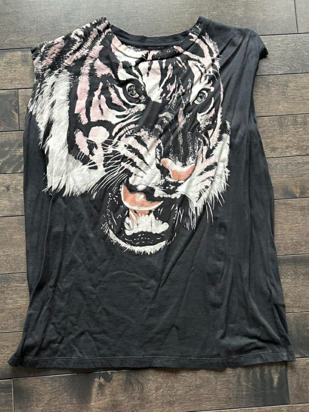 All Saints Turan Brooke Tiger Tee